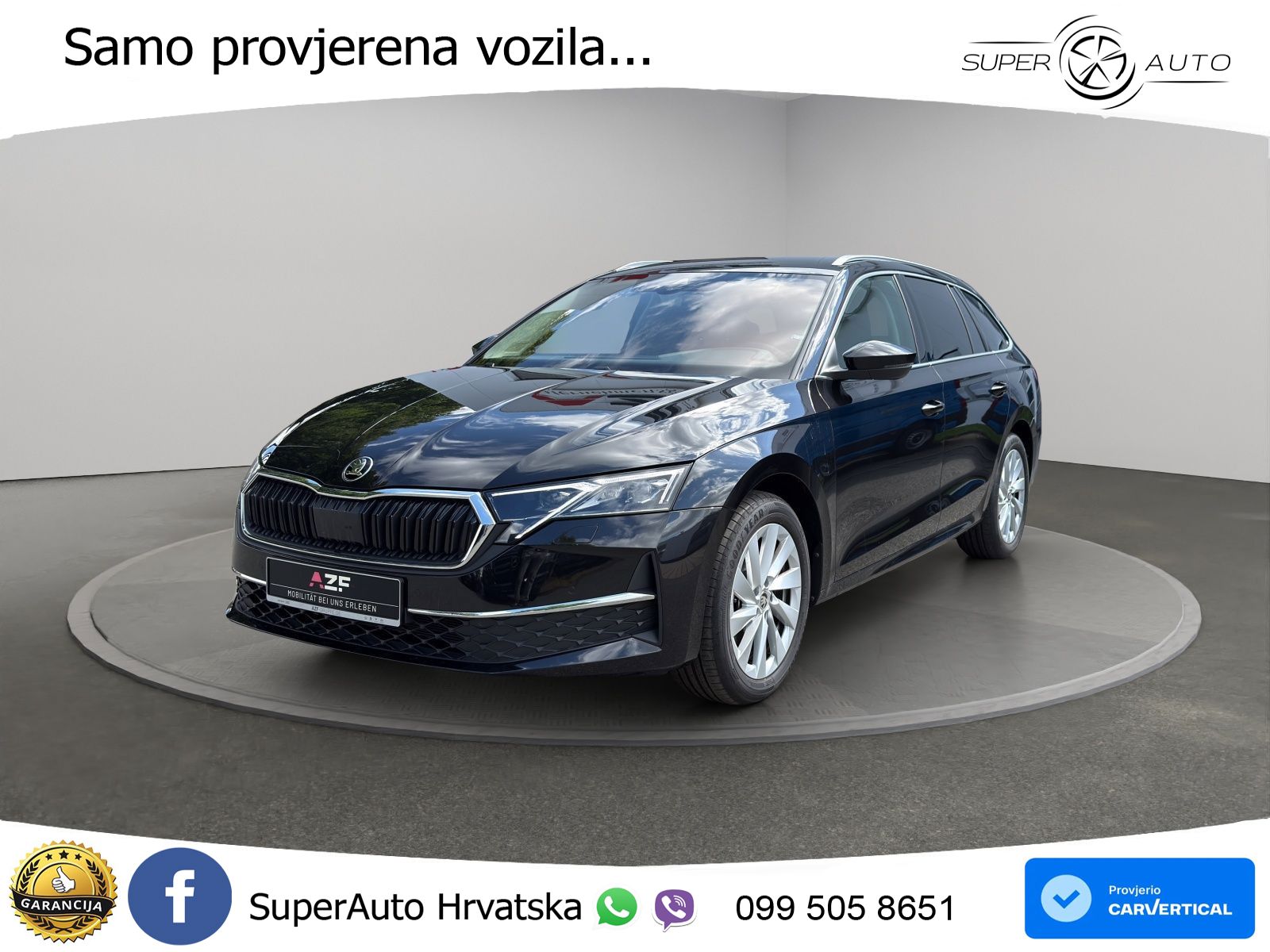 Škoda Octavia Combi 2.0 TDI (150 KS) DSG Selection LED+GR SJED+ACC