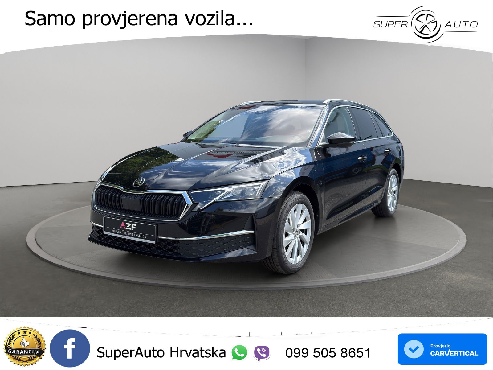 Škoda Octavia Combi 2.0 TDI (150 KS) DSG Selection LED+GR SJED+ACC