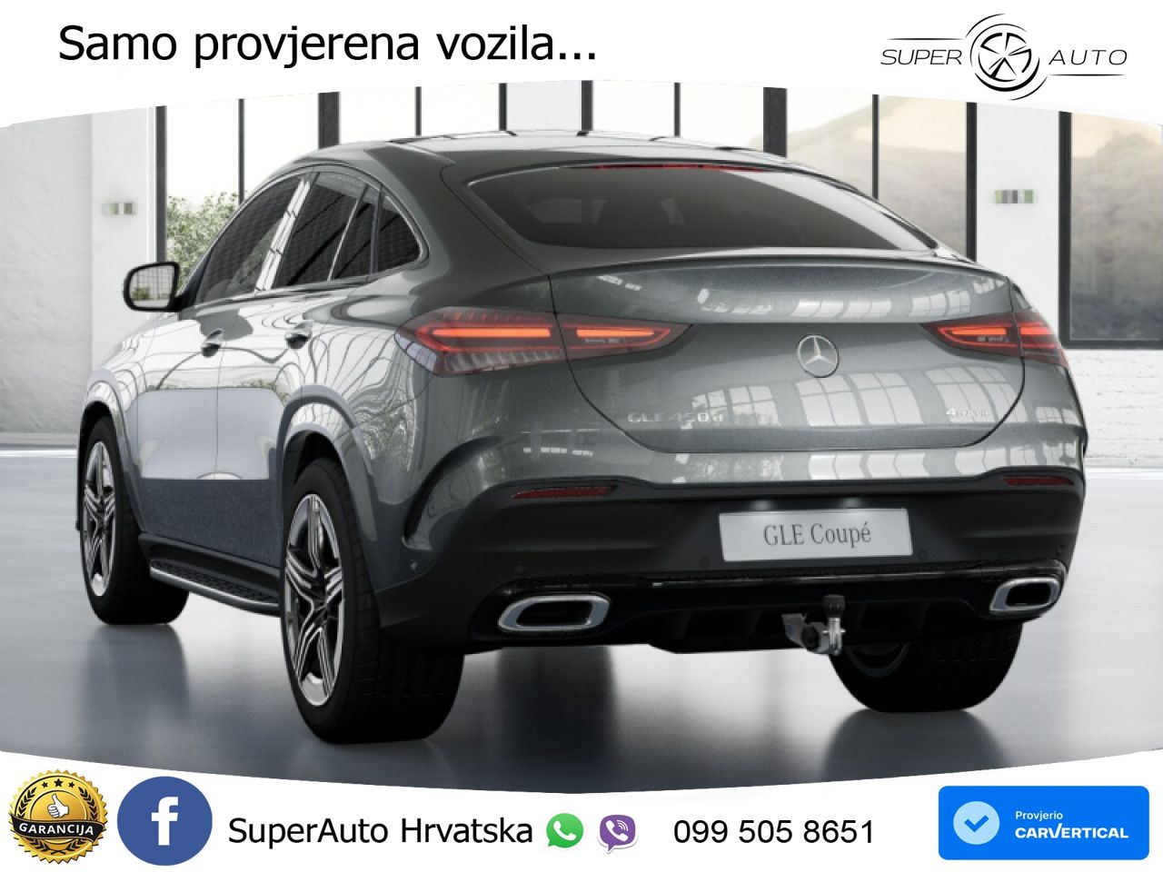 Mercedes GLE Coupe 450d (367 KS) EQ Boost 4MATIC 9G-TRONIC AMG LED+GR SJED+ACC