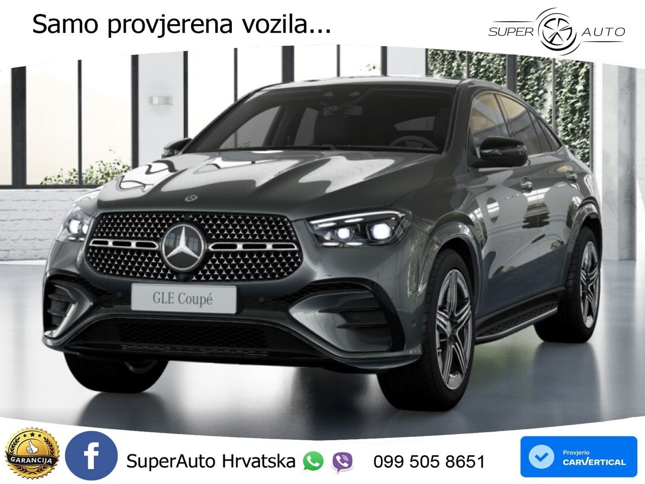 Mercedes GLE Coupe 450d (367 KS) EQ Boost 4MATIC 9G-TRONIC AMG LED+GR SJED+ACC