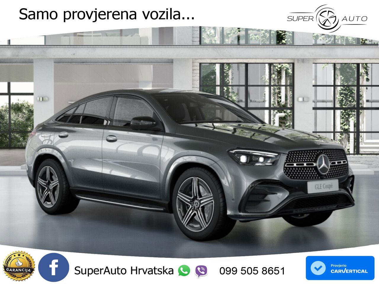 Mercedes GLE Coupe 450d (367 KS) EQ Boost 4MATIC 9G-TRONIC AMG LED+GR SJED+ACC