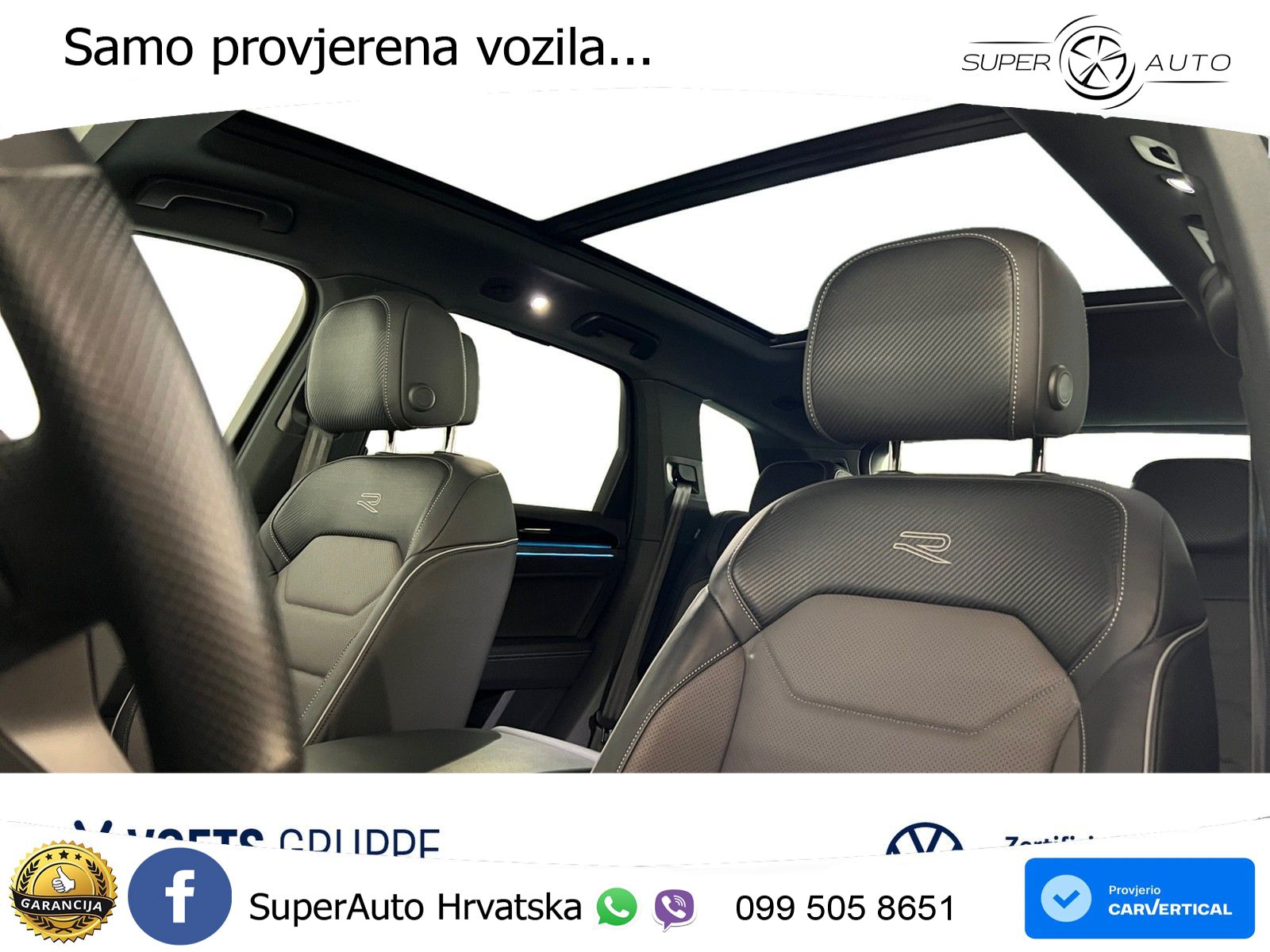 Volkswagen Touareg 3.0 V6 TDI (286 KS) 4MOTION Tiptronic R-Line ZRAČNI+ACC+GR SJED+KAM+PANO