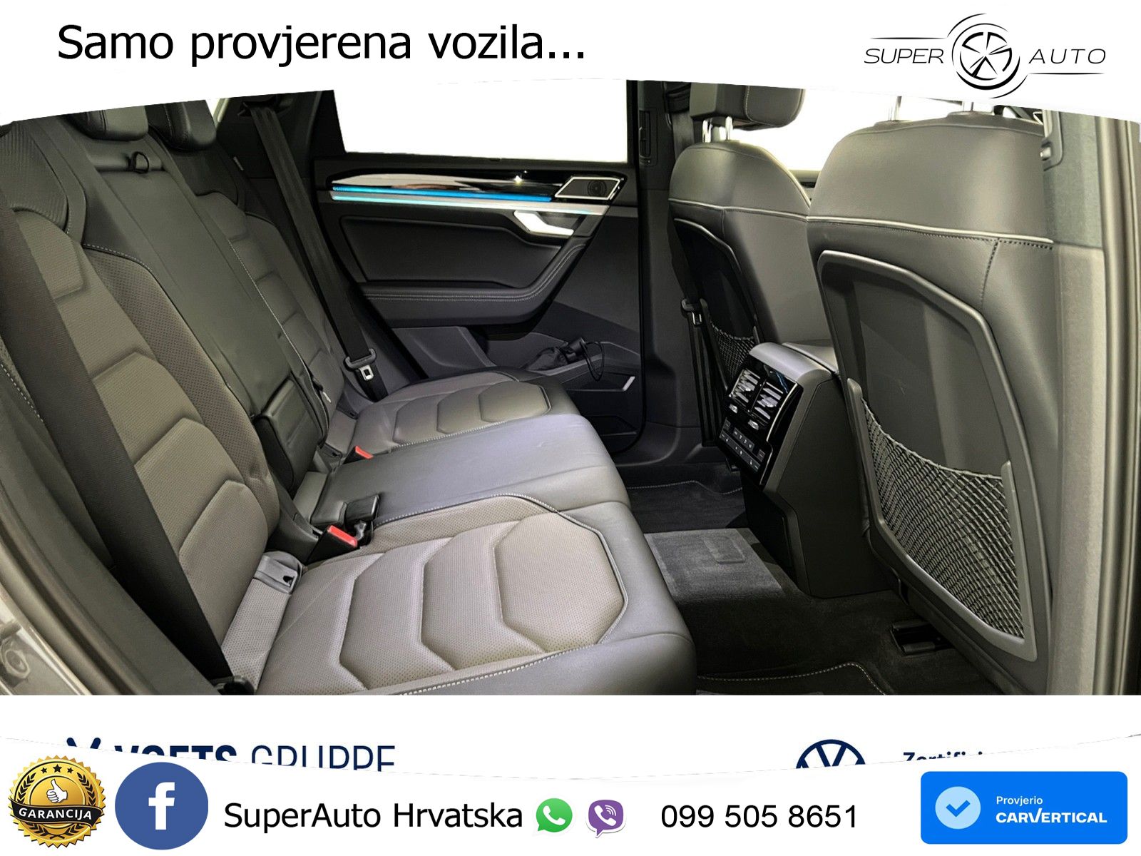 Volkswagen Touareg 3.0 V6 TDI (286 KS) 4MOTION Tiptronic R-Line ZRAČNI+ACC+GR SJED+KAM+PANO