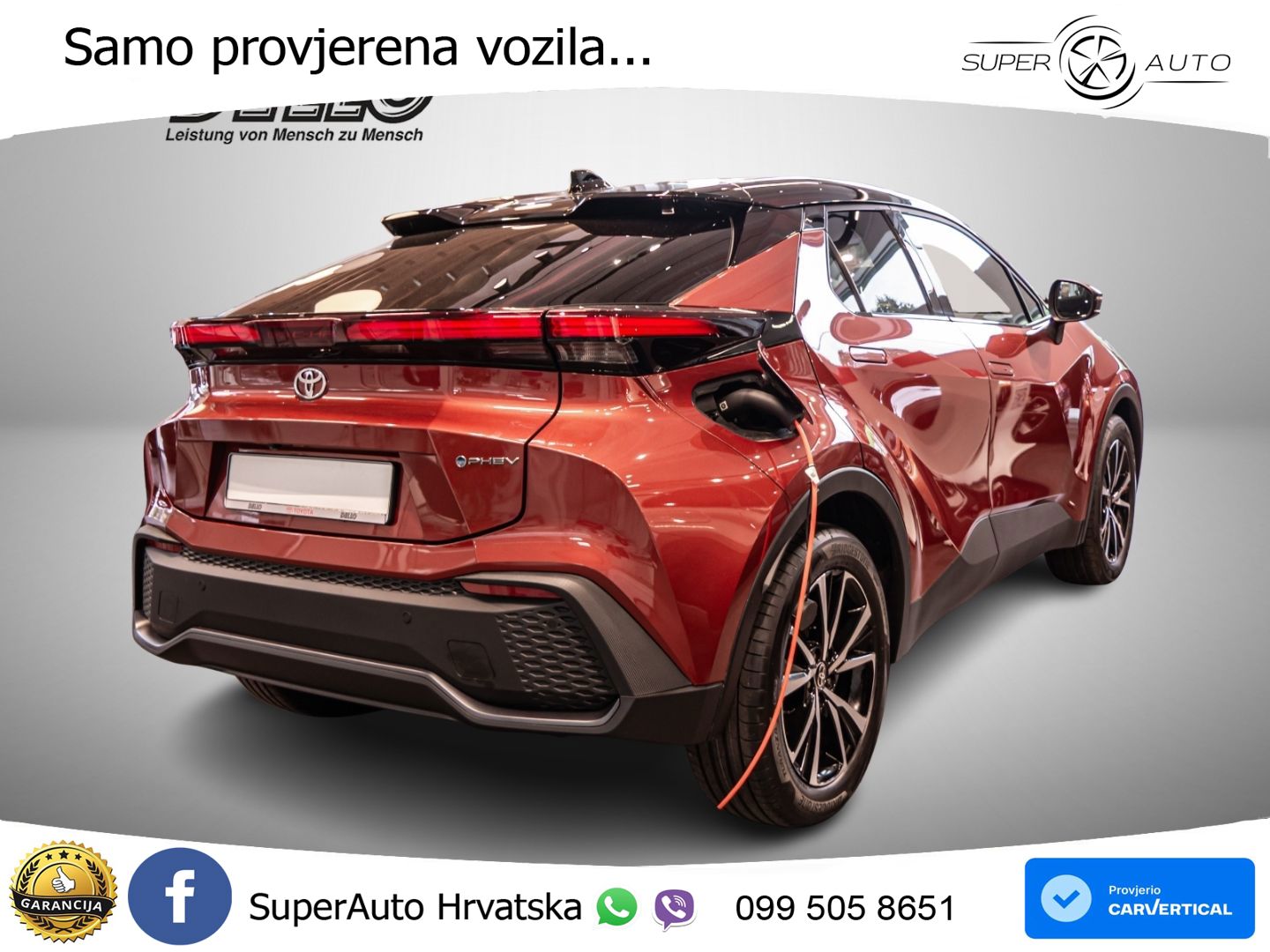 Toyota C-HR 2.0 (223 KS) PHEV e-CVT Teamplayer LED+GR SJED+ACC