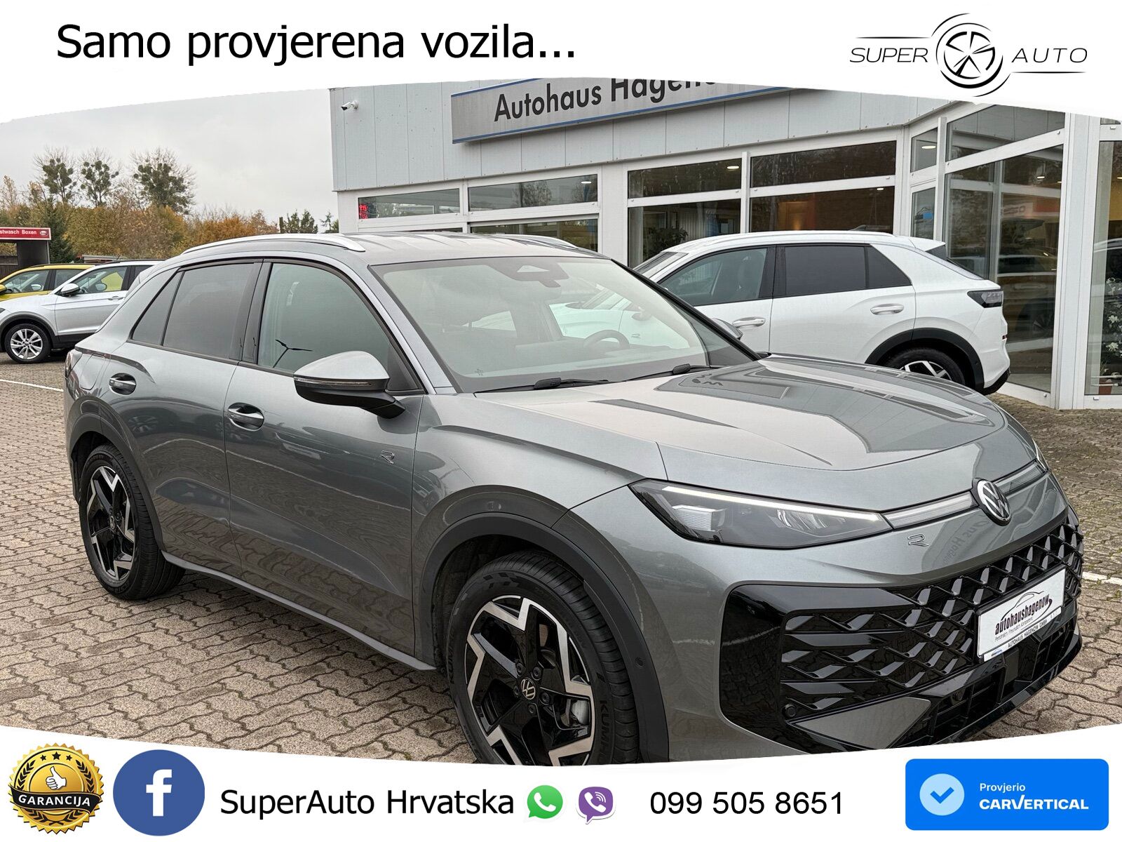 Volkswagen T-Roc 1.5 eTSI (150 KS)  DSG R-Line LED+GR SJED+ACC
