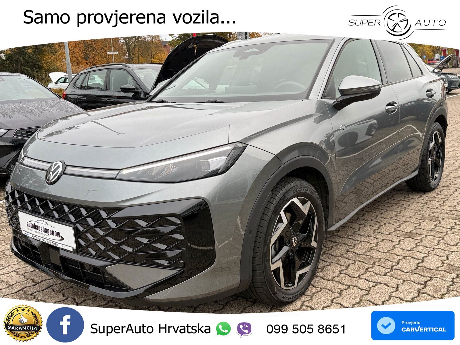 Volkswagen T-Roc 1.5 eTSI (150 KS)  DSG R-Line LED+GR SJED+ACC