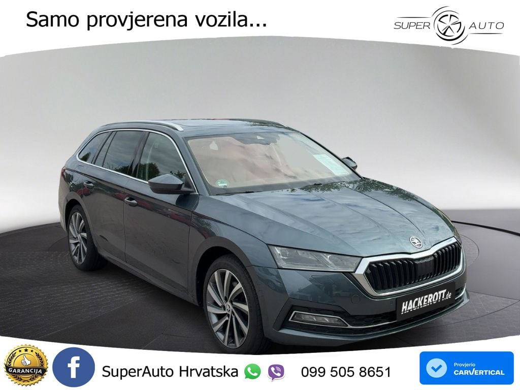 Škoda Octavia Combi iV 1.4 TSI (204 KS) DSG LED+GR SJED+ACC