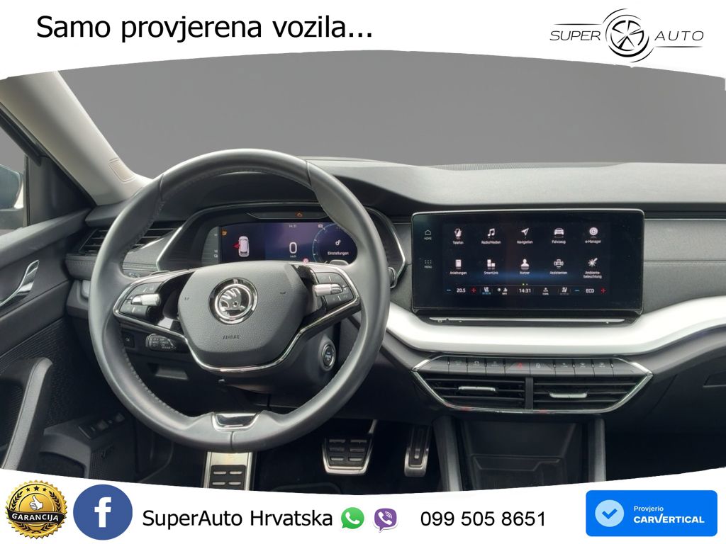Škoda Octavia Combi iV 1.4 TSI (204 KS) DSG LED+GR SJED+ACC