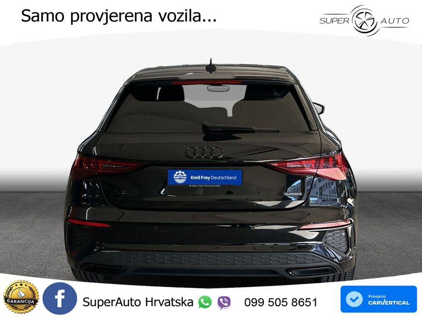 Audi A3 40 TFSI (190 KS) quattro S tronic S line LED+GR SJED+ACC