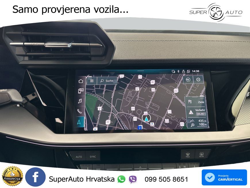 Audi A3 40 TFSI (190 KS) quattro S tronic S line LED+GR SJED+ACC