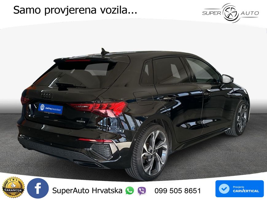 Audi A3 40 TFSI (190 KS) quattro S tronic S line LED+GR SJED+ACC