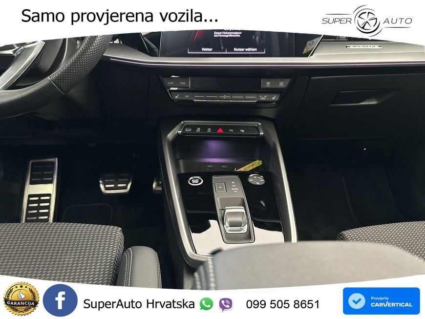 Audi A3 40 TFSI (190 KS) quattro S tronic S line LED+GR SJED+ACC