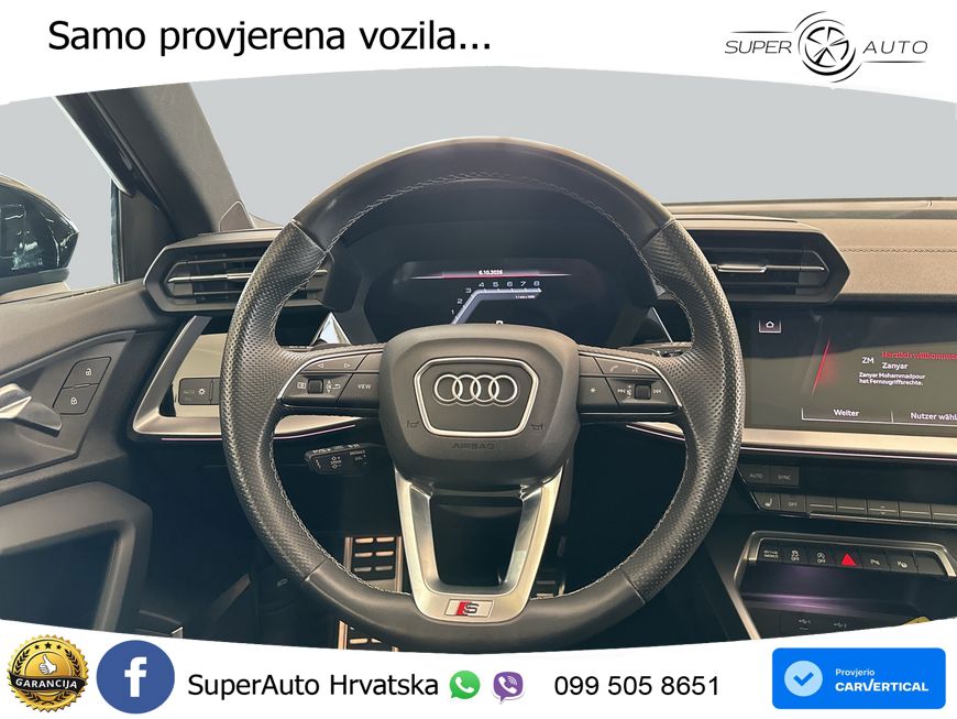 Audi A3 40 TFSI (190 KS) quattro S tronic S line LED+GR SJED+ACC