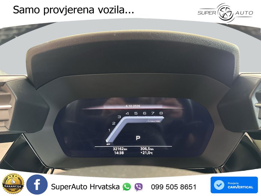 Audi A3 40 TFSI (190 KS) quattro S tronic S line LED+GR SJED+ACC