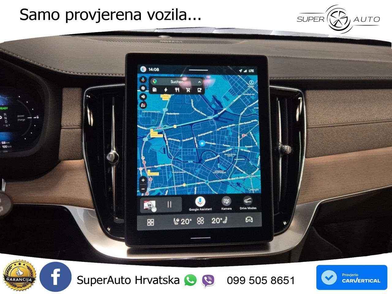 Volvo XC90 2.0 T8 AWD Automatic MATRIX+GR SJED+KAM