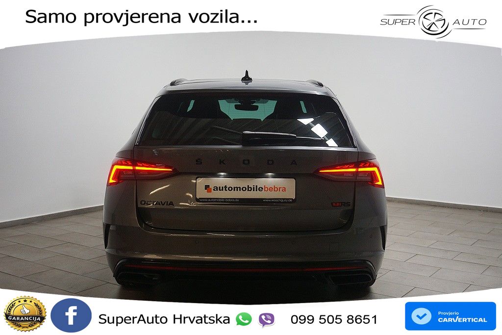Škoda Octavia Combi RS 2.0 TDI (200 KS) 4x4 DSG LED+GR SJED+ACC
