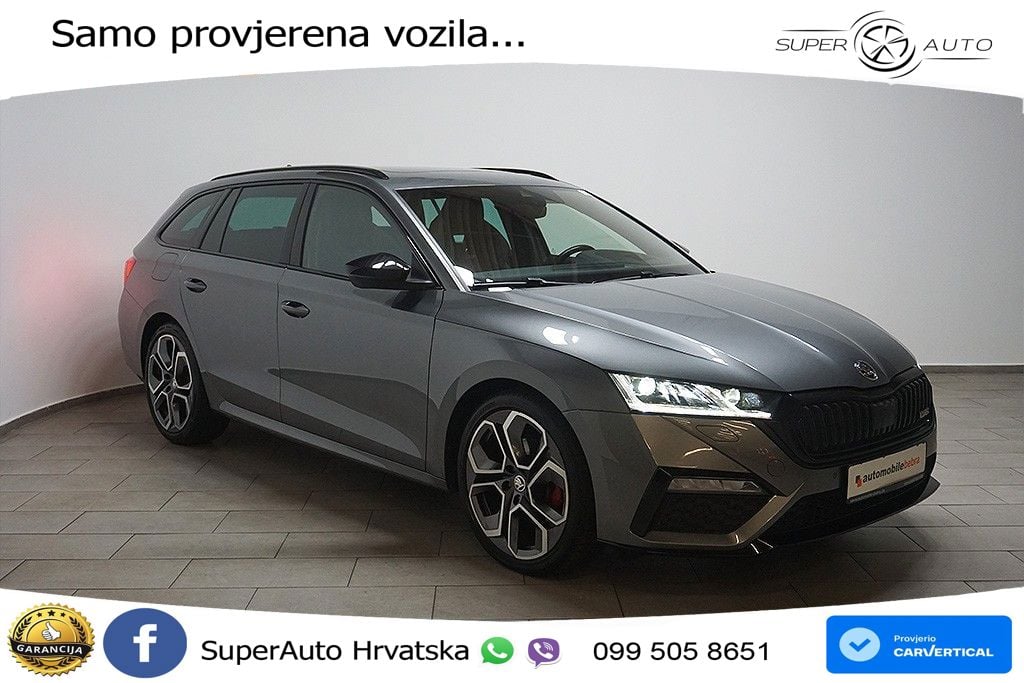 Škoda Octavia Combi RS 2.0 TDI (200 KS) 4x4 DSG LED+GR SJED+ACC