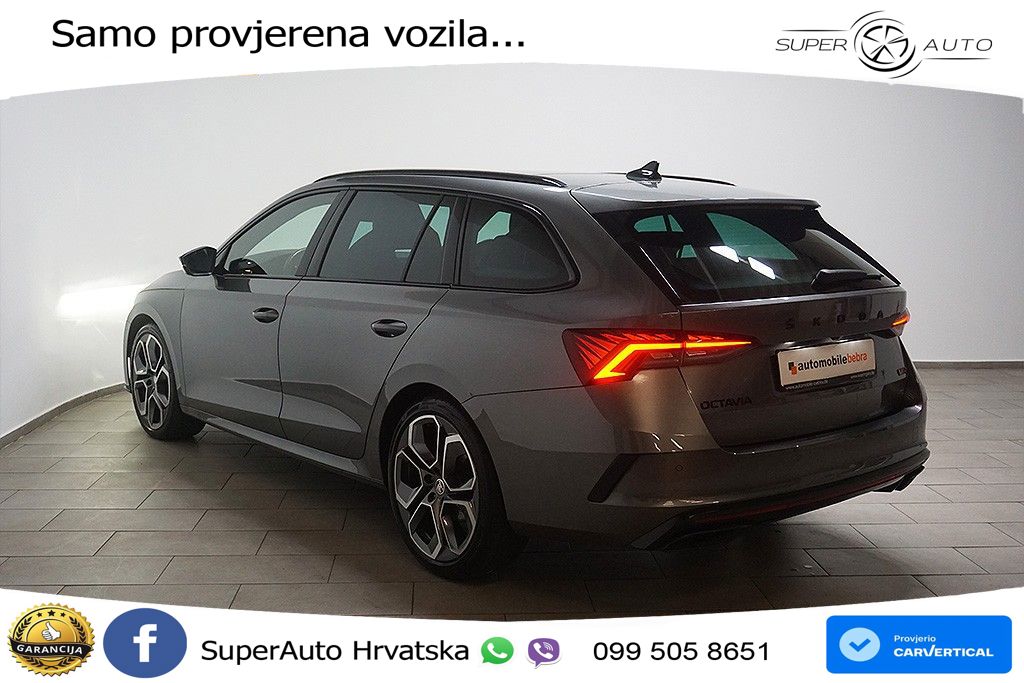 Škoda Octavia Combi RS 2.0 TDI (200 KS) 4x4 DSG LED+GR SJED+ACC