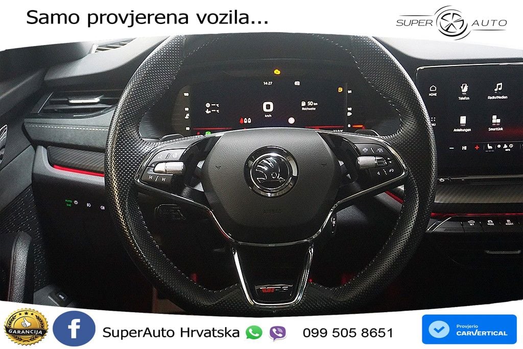 Škoda Octavia Combi RS 2.0 TDI (200 KS) 4x4 DSG LED+GR SJED+ACC