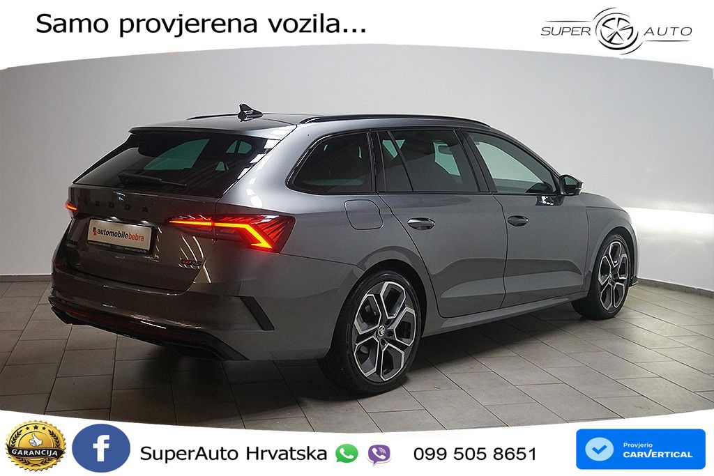 Škoda Octavia Combi RS 2.0 TDI (200 KS) 4x4 DSG LED+GR SJED+ACC