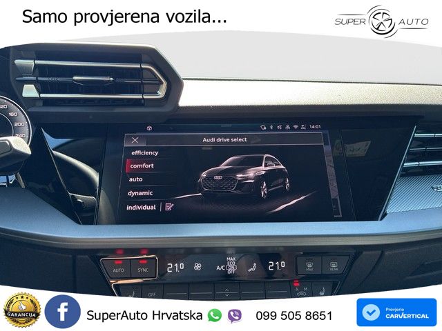 Audi A3 Sportback 30 TFSI (116 KS) Mild Hybrid S tronic advanced LED+GR SJED+ACC