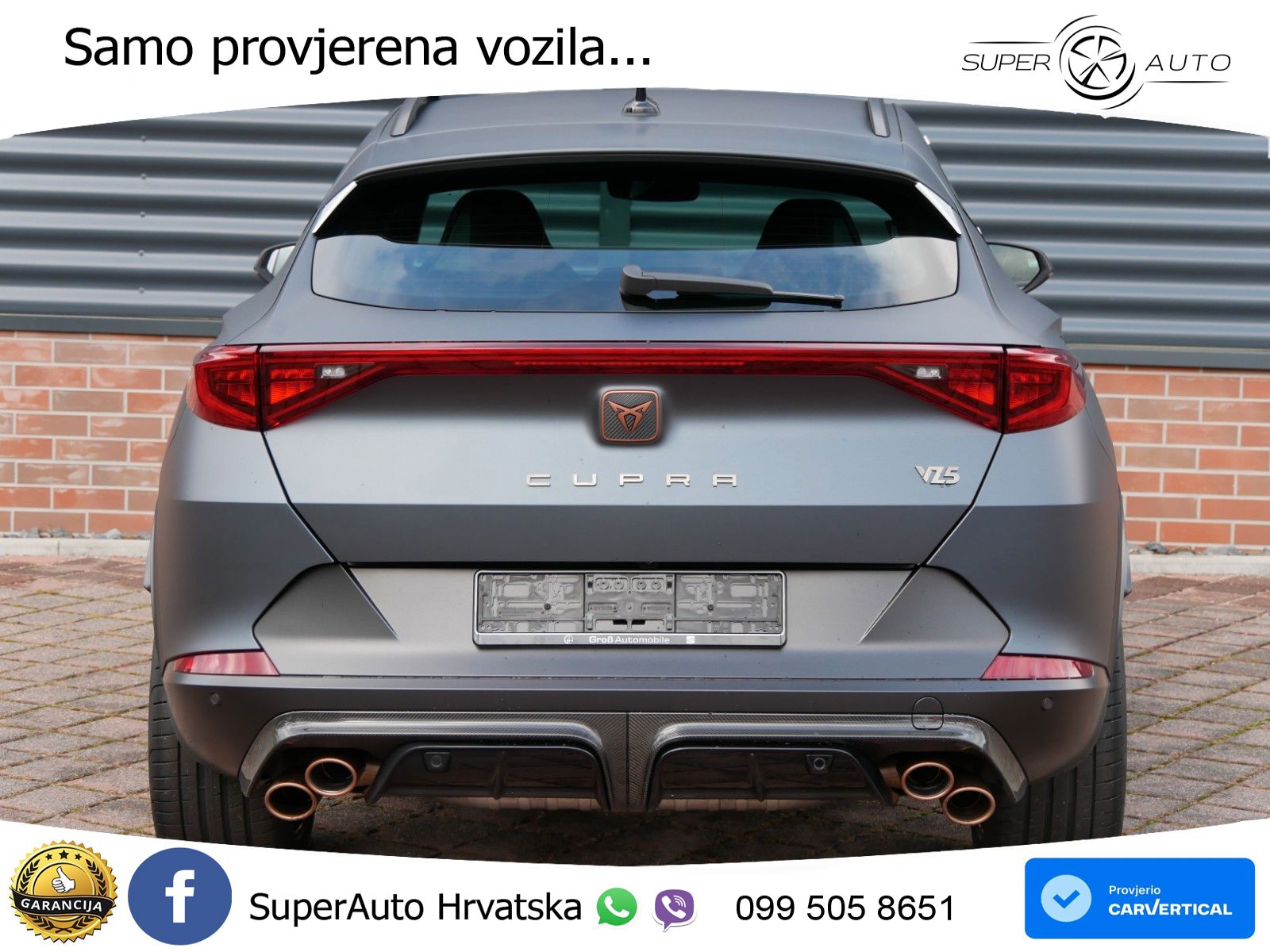 Cupra Formentor VZ5 2.5 TSI (390 KS) 4Drive DSG LED+GR SJED+ACC