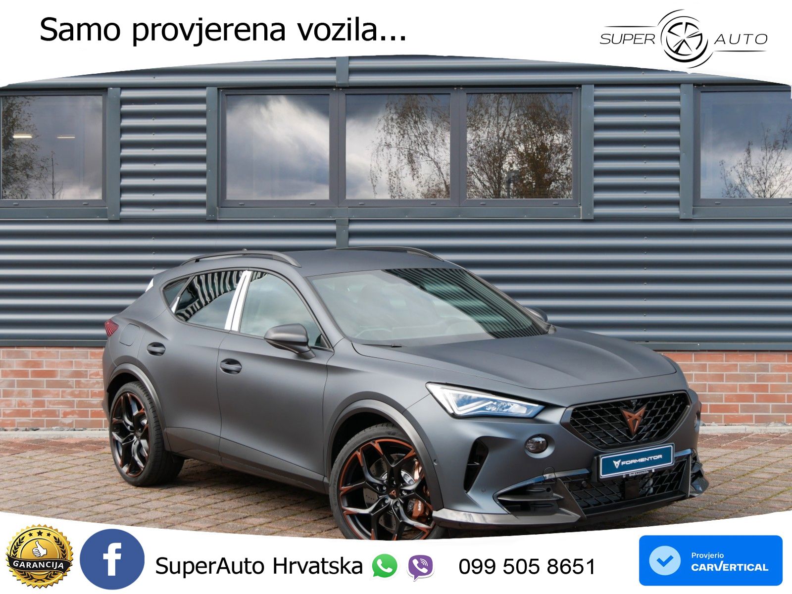 Cupra Formentor VZ5 2.5 TSI (390 KS) 4Drive DSG LED+GR SJED+ACC