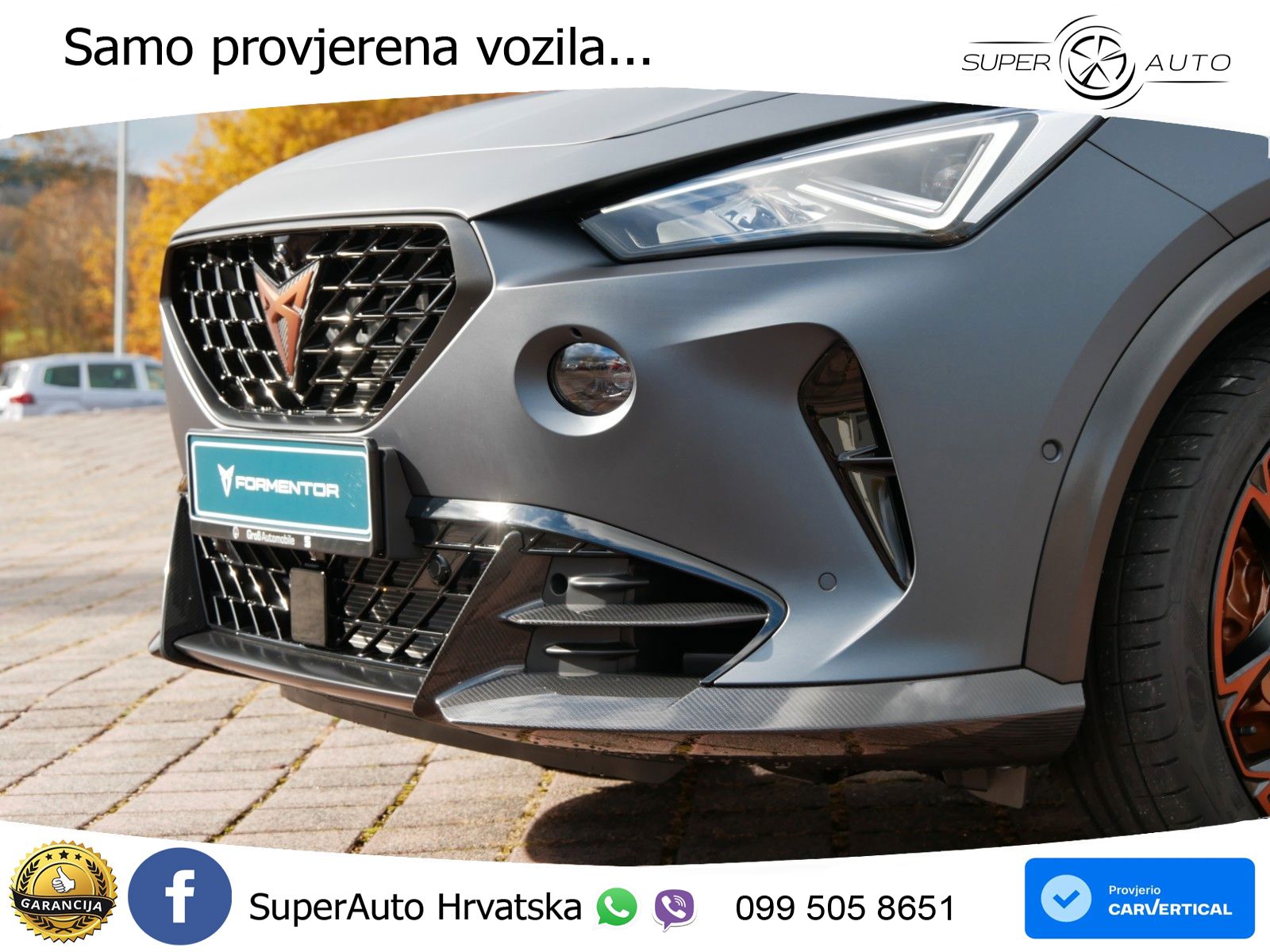 Cupra Formentor VZ5 2.5 TSI (390 KS) 4Drive DSG LED+GR SJED+ACC