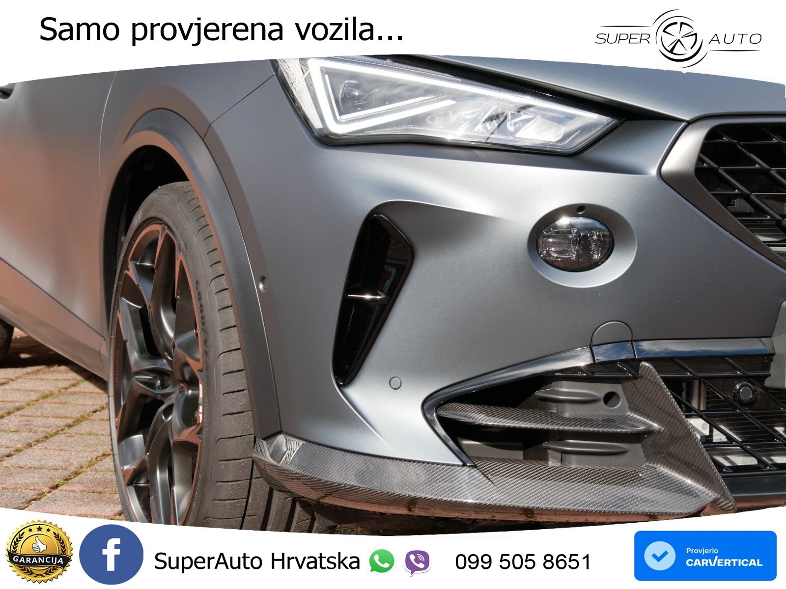 Cupra Formentor VZ5 2.5 TSI (390 KS) 4Drive DSG LED+GR SJED+ACC