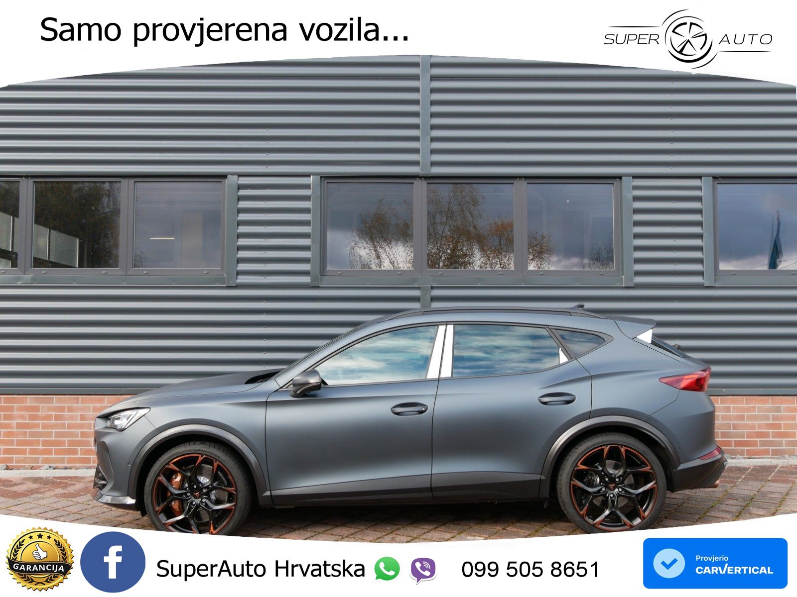 Cupra Formentor VZ5 2.5 TSI (390 KS) 4Drive DSG LED+GR SJED+ACC