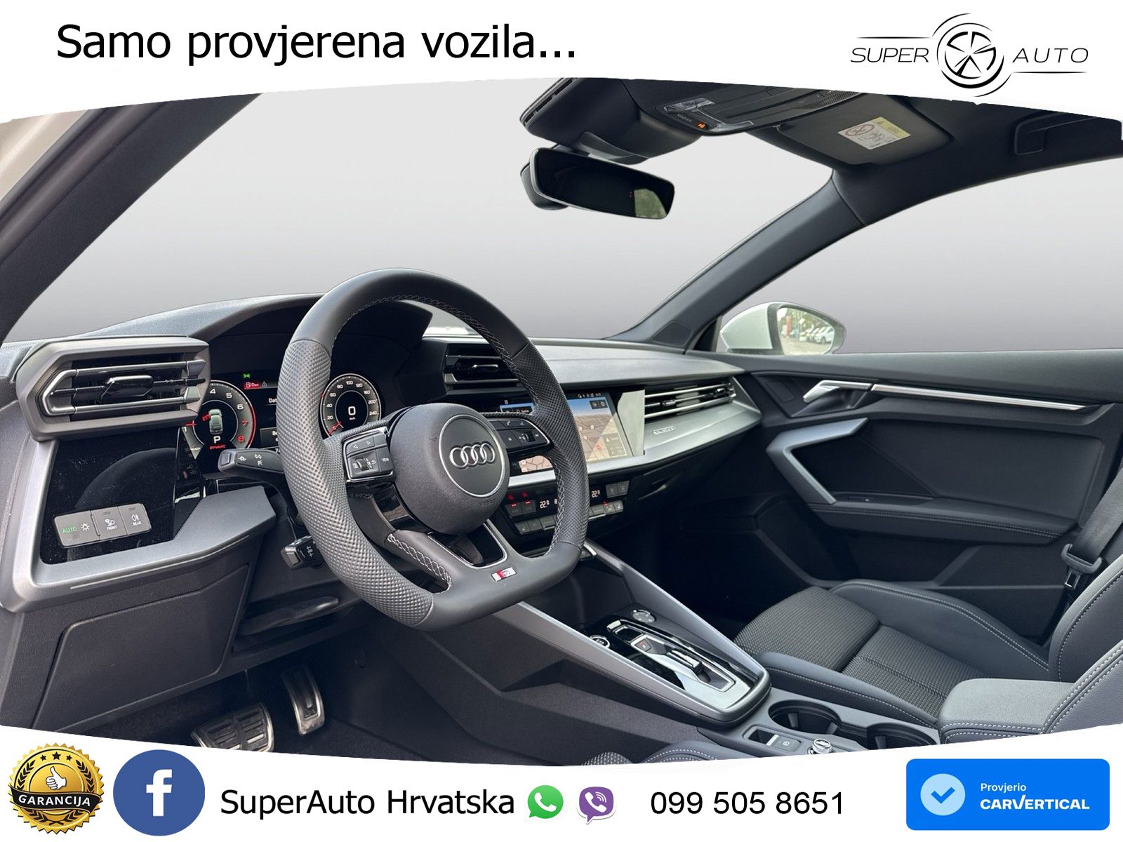 Audi A3 Sportback 40 TFSI (204 KS) quattro S tronic S line LED+GR SJED+ACC