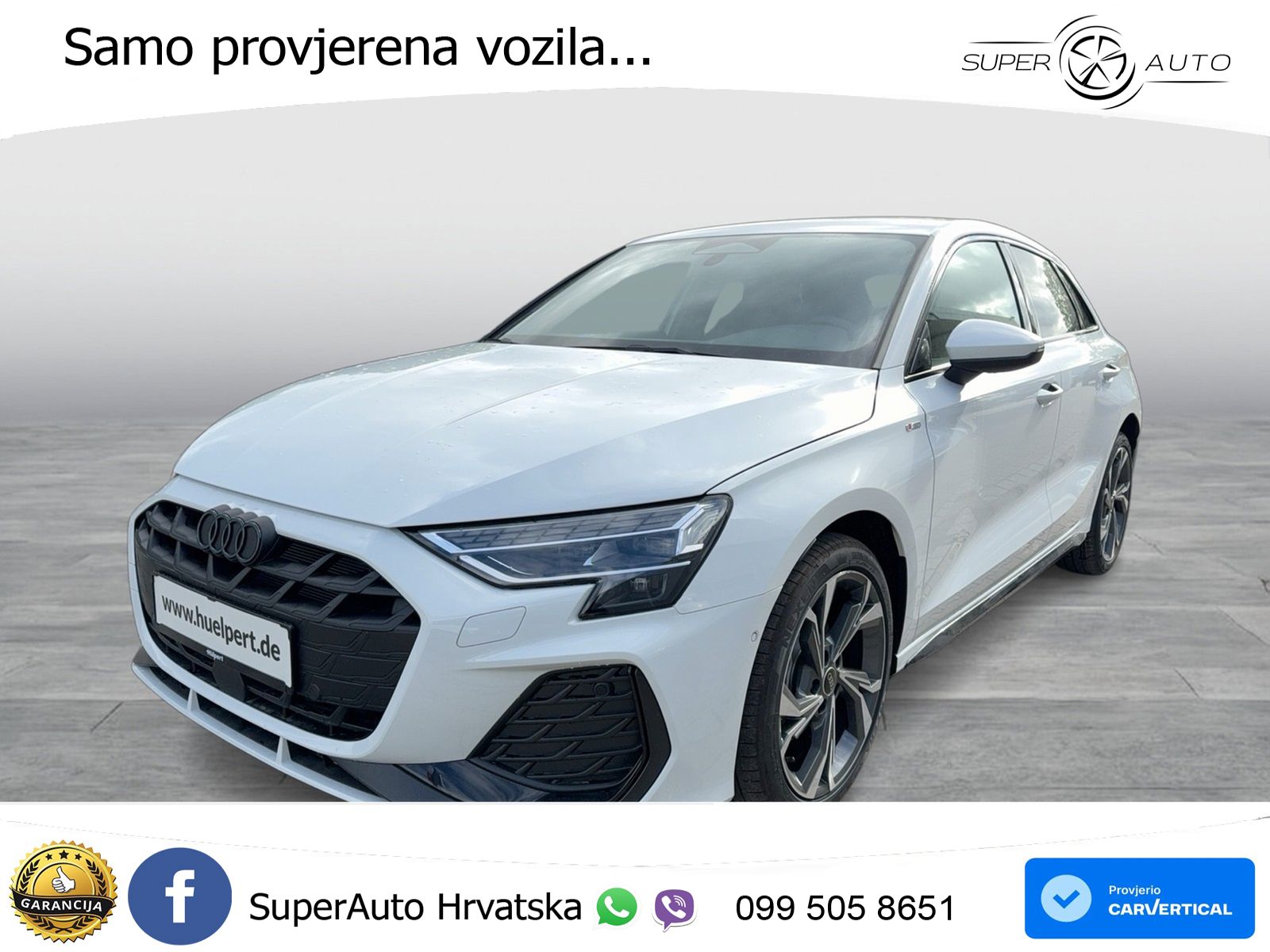 Audi A3 Sportback 40 TFSI (204 KS) quattro S tronic S line LED+GR SJED+ACC