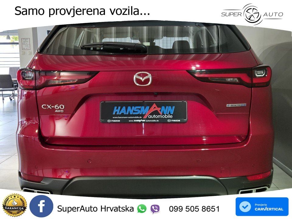 Mazda CX-60 2.5 e-Skyactiv (328 KS) AWD Automatic
