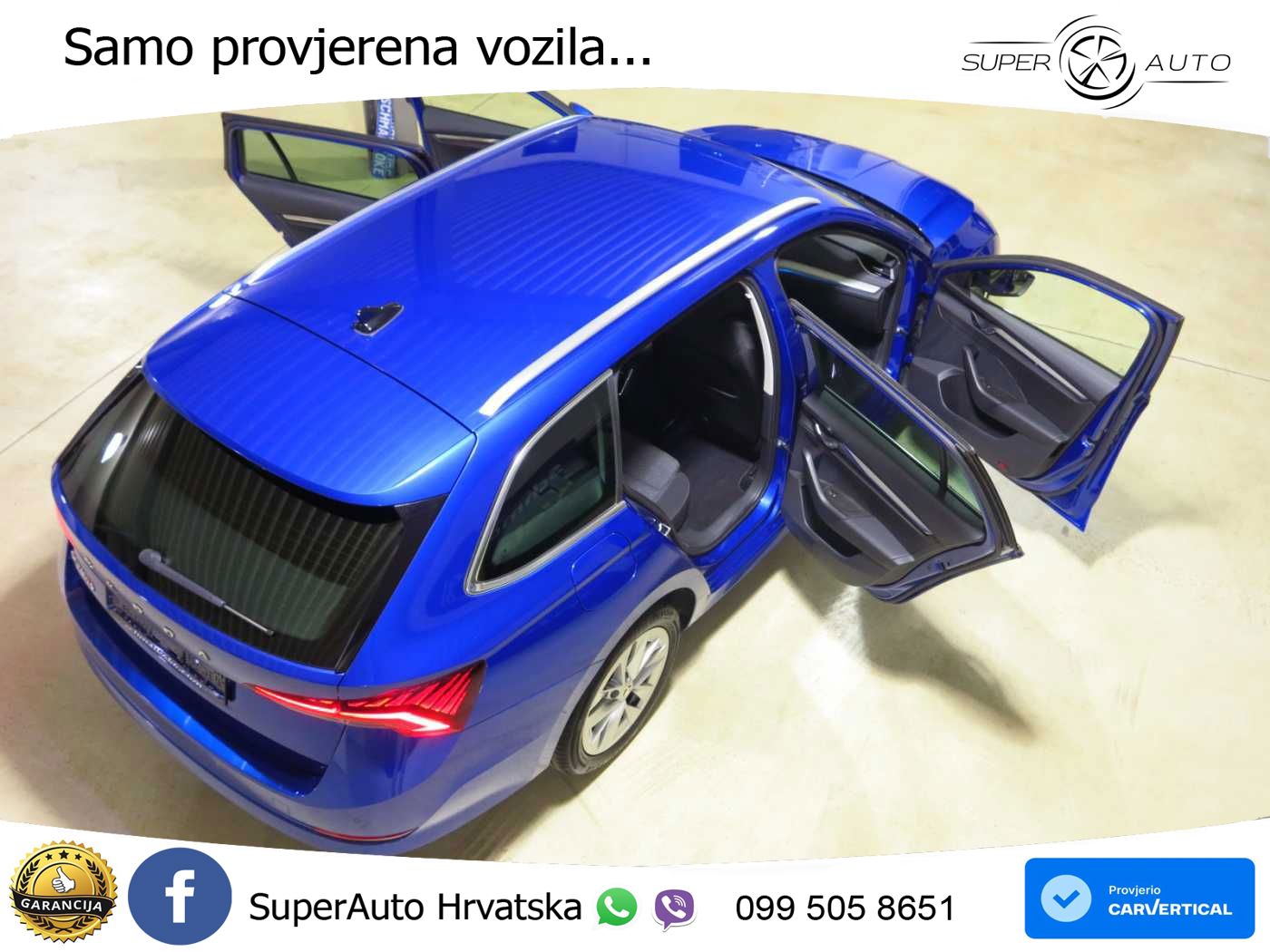 Škoda Octavia Combi 2.0 TDI (150 KS) DSG Selection LED+GR SJED+ACC
