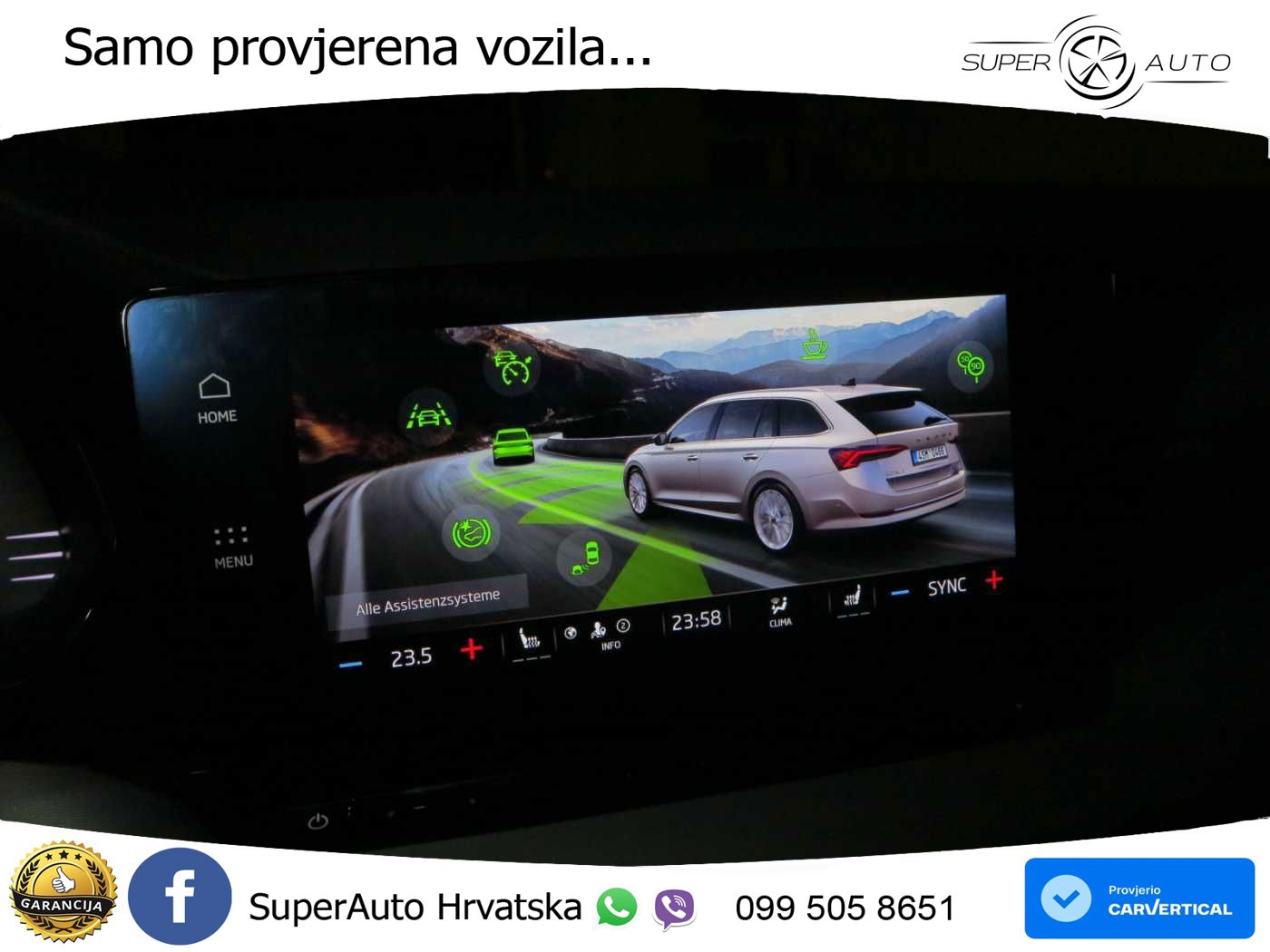 Škoda Octavia Combi 2.0 TDI (150 KS) DSG Selection LED+GR SJED+ACC