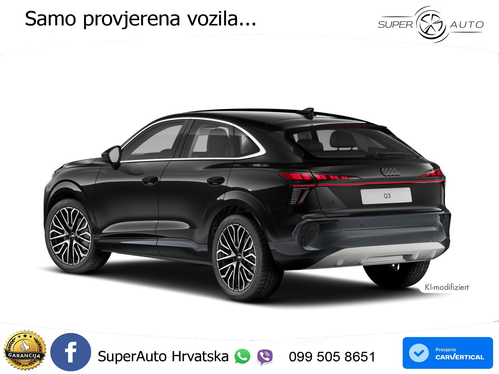 Audi Q3 Sportback 1.5 TFSI (150 KS) S tronic LED+GR SJED+ACC