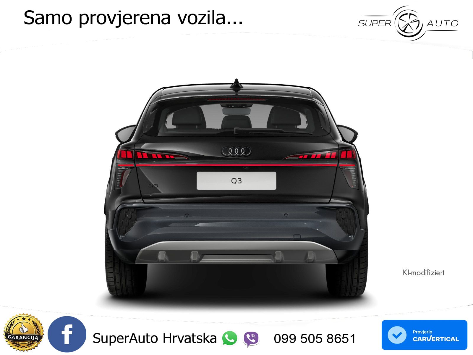 Audi Q3 Sportback 1.5 TFSI (150 KS) S tronic LED+GR SJED+ACC