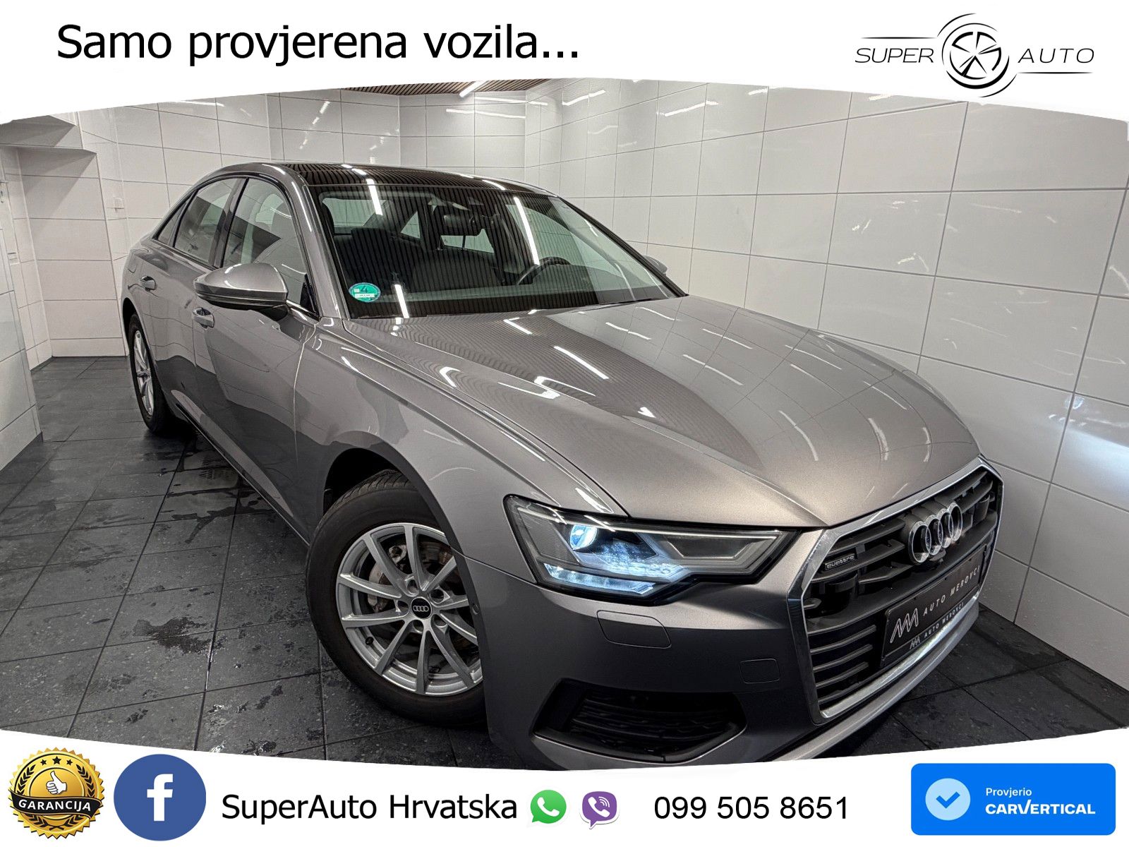 Audi A6 40 TDI (204 KS) quattro ultra S tronic ACC+GR SJED+360+PANO