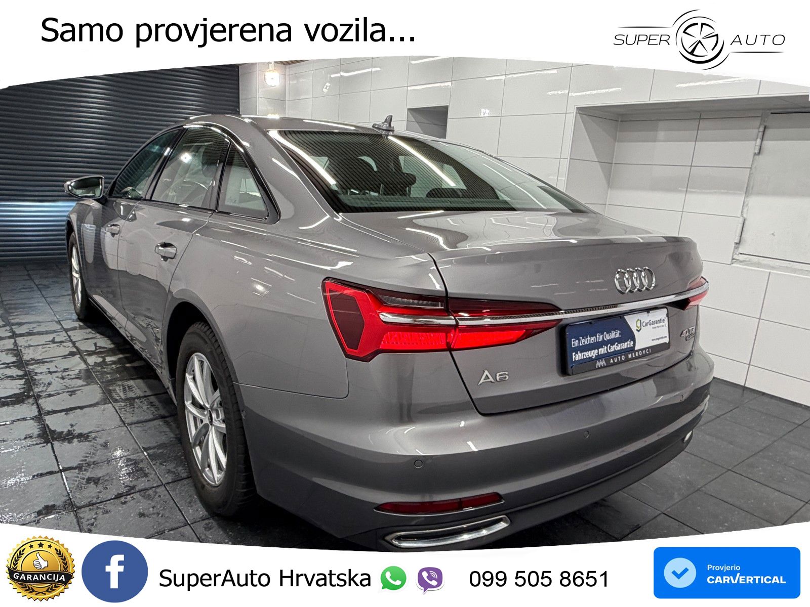 Audi A6 40 TDI (204 KS) quattro ultra S tronic ACC+GR SJED+360+PANO