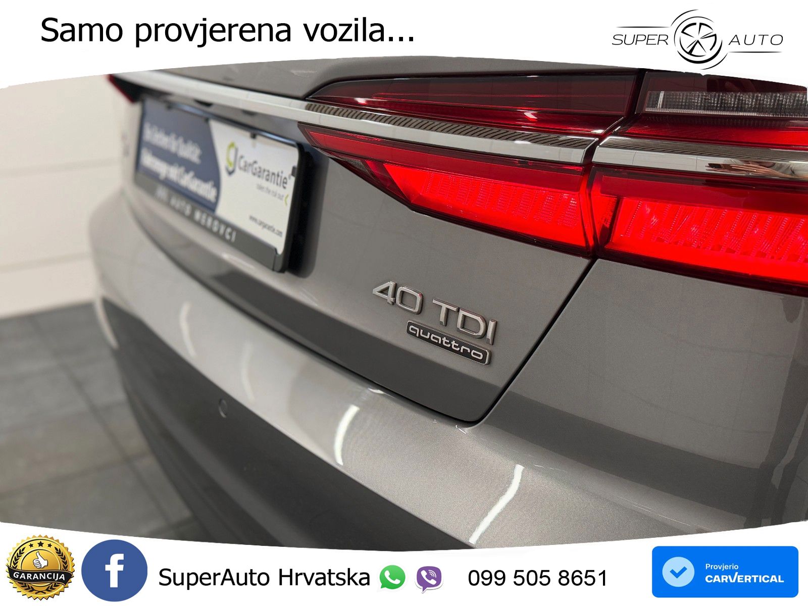 Audi A6 40 TDI (204 KS) quattro ultra S tronic ACC+GR SJED+360+PANO
