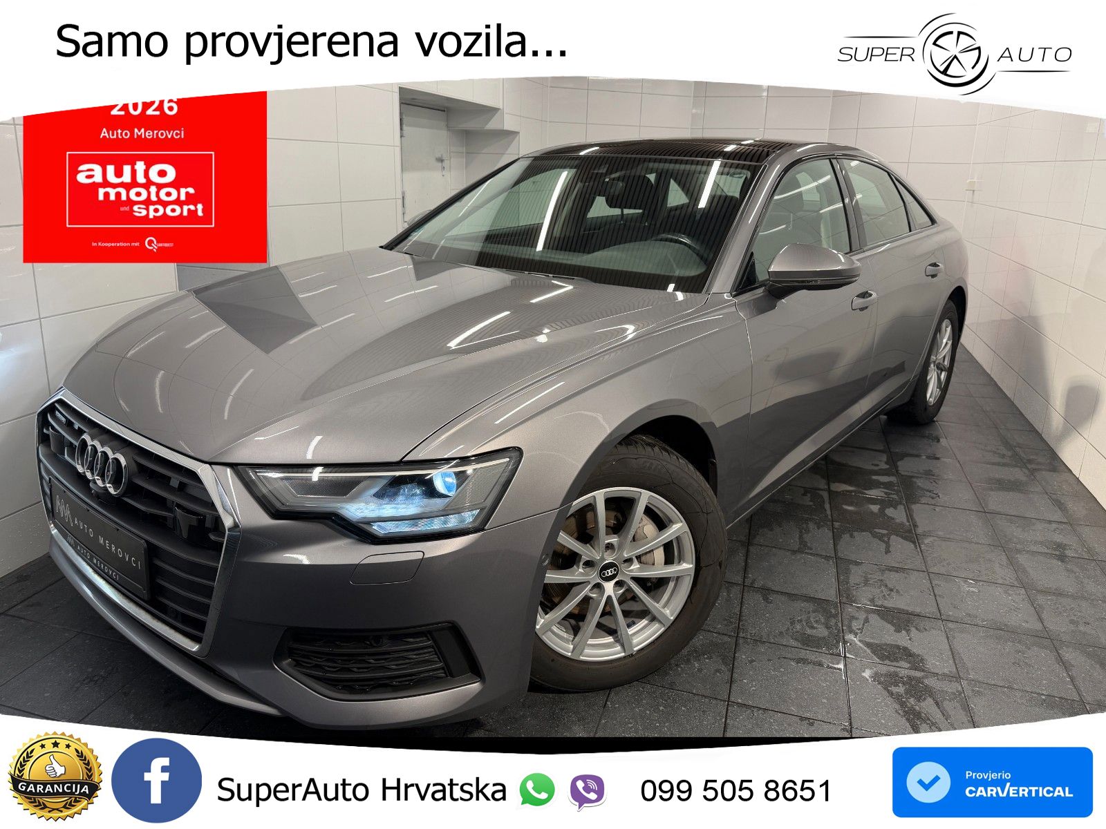 Audi A6 40 TDI (204 KS) quattro ultra S tronic ACC+GR SJED+360+PANO