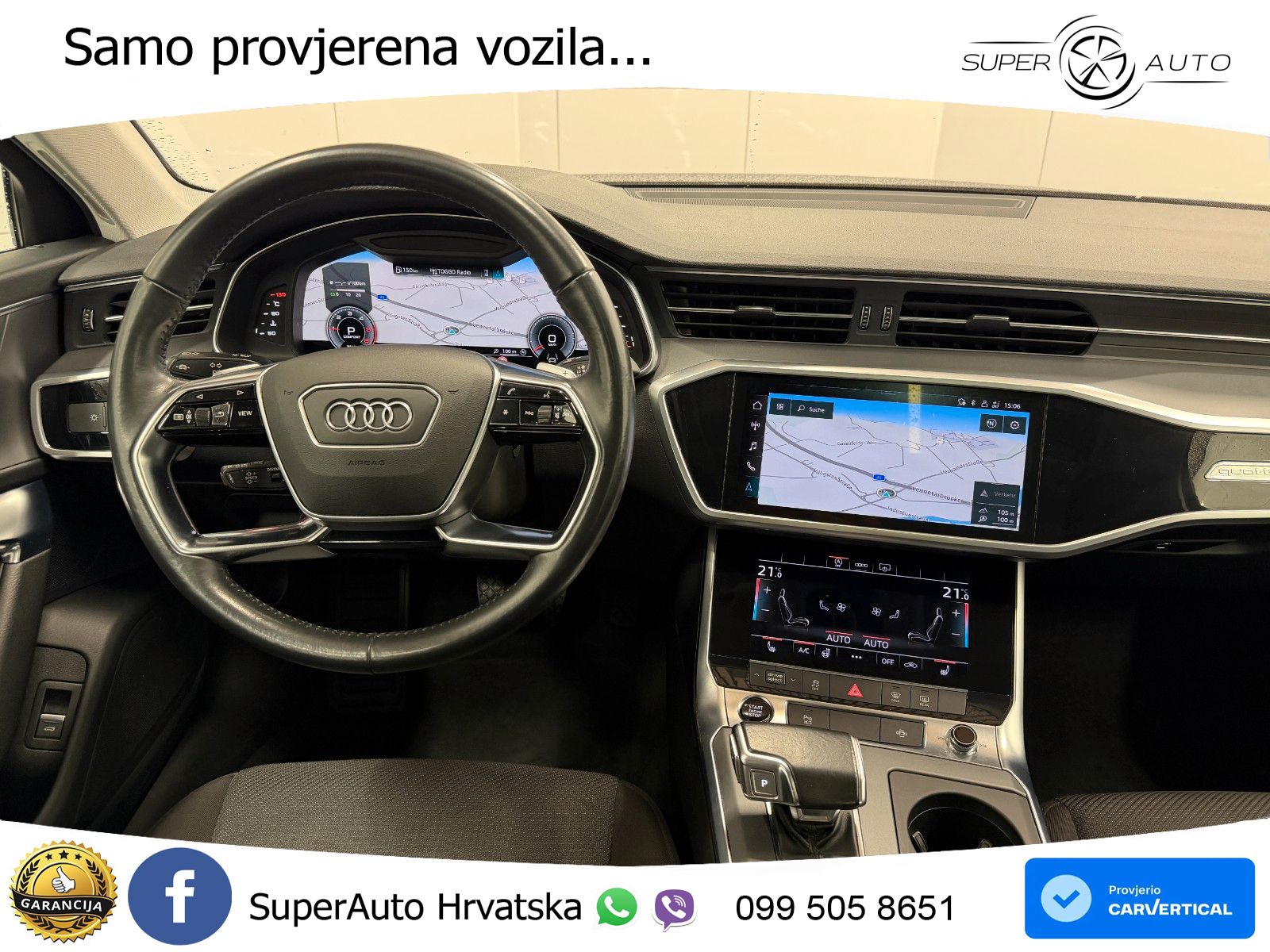 Audi A6 40 TDI (204 KS) quattro ultra S tronic ACC+GR SJED+360+PANO
