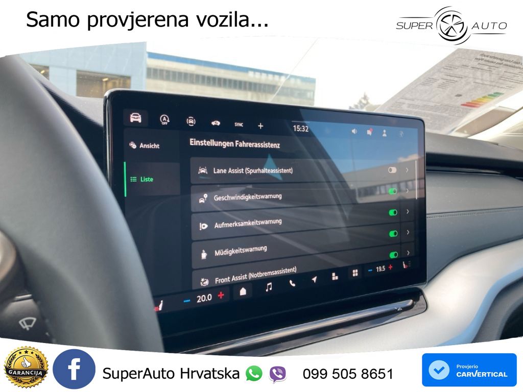 Škoda Octavia Combi 1.5 TSI (150 KS) DSG Selection MATRIX+GR SJED+KAM