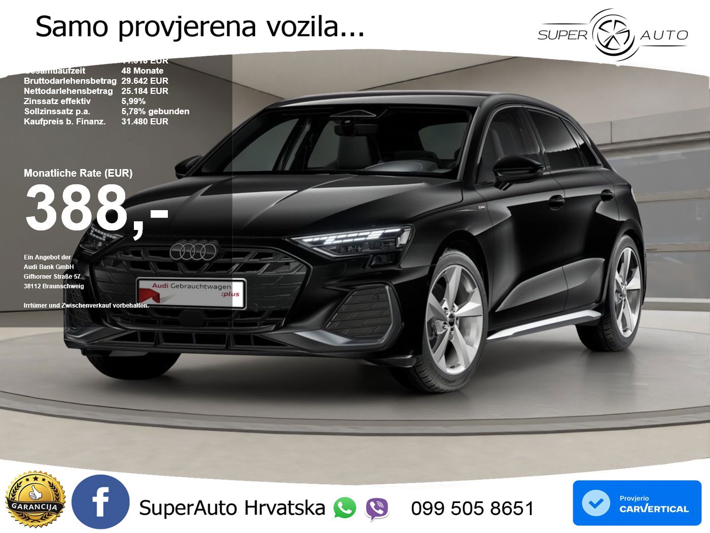 Audi A3 35 TFSI (150 KS) S tronic S line LED+GR SJED+ACC