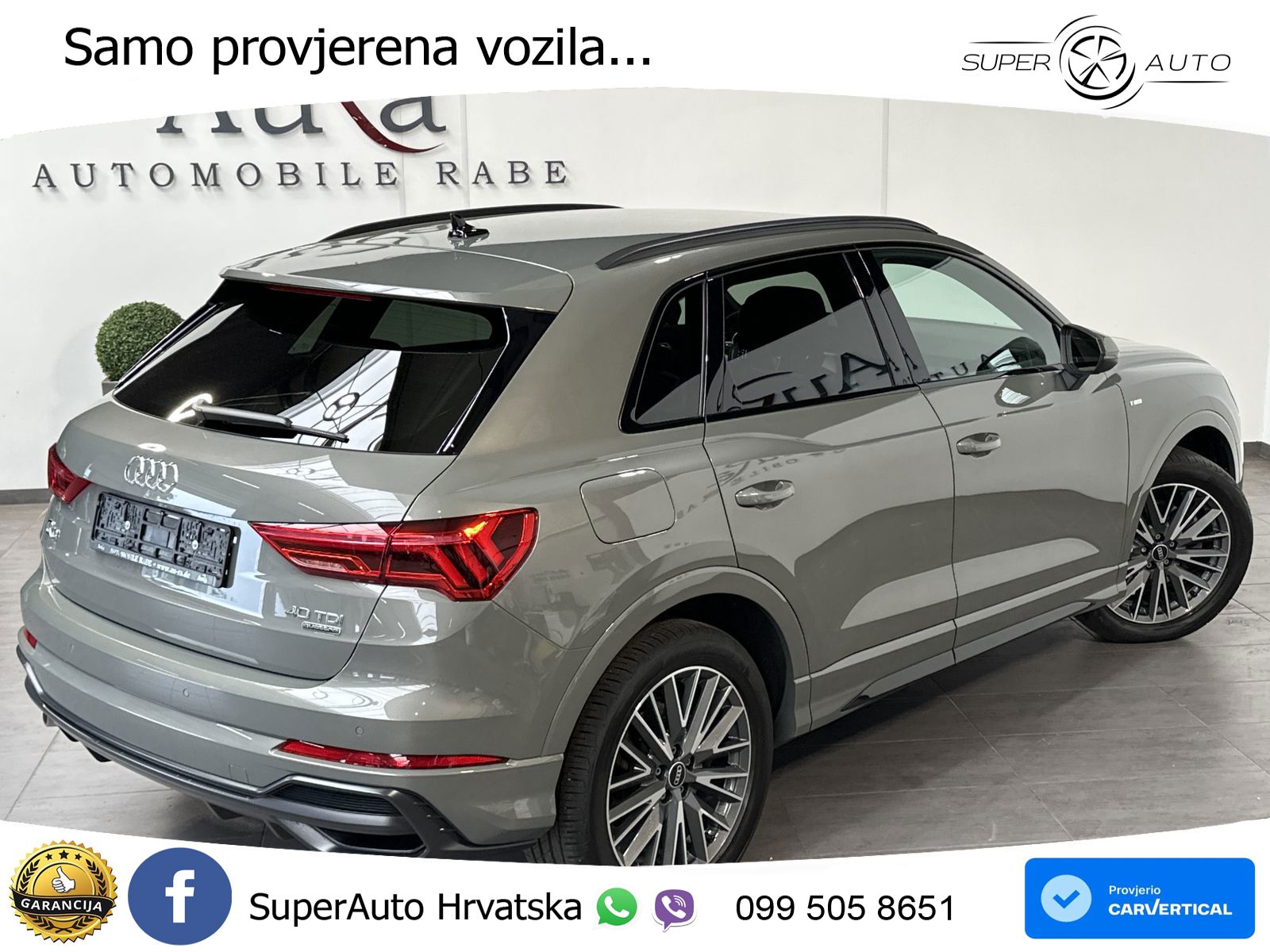 Audi Q3 40 TDI (200 KS) quattro S tronic S line LED+GR SJED+ACC