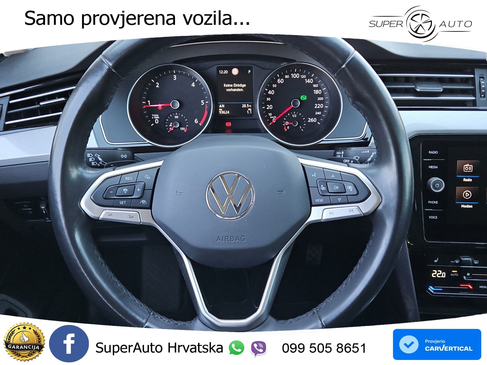Volkswagen Passat Variant 2.0 TDI (150 KS) DSG Business LED+GR SJED+ACC