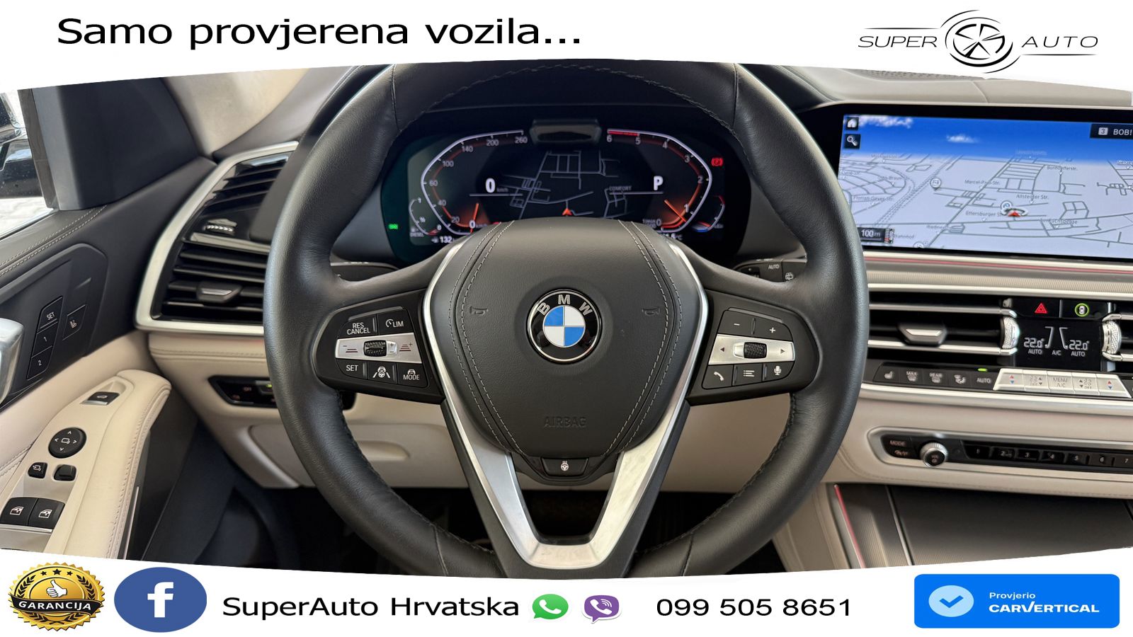 BMW X5 30d (286 KS) xDrive Steptronic ZRAČNI+ACC+GR SJED+360