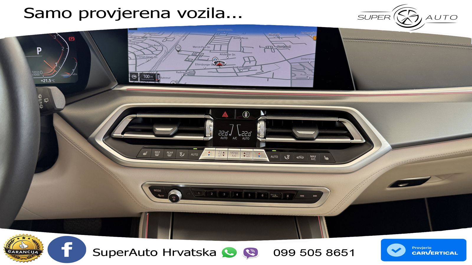 BMW X5 30d (286 KS) xDrive Steptronic ZRAČNI+ACC+GR SJED+360