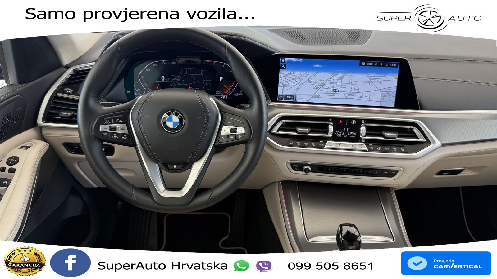 BMW X5 30d (286 KS) xDrive Steptronic ZRAČNI+ACC+GR SJED+360