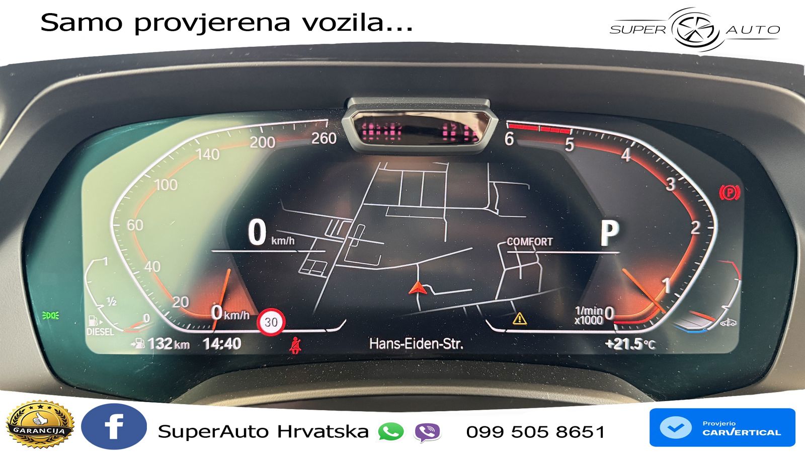 BMW X5 30d (286 KS) xDrive Steptronic ZRAČNI+ACC+GR SJED+360